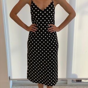 Polka Dot Midi Dress